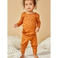 thumbnail image 3 of Little Star Organic Baby & Toddler Boy 4 Pc Long Sleeve & Long Pant Pajamas, Size 9 Months - 5T, 3 of 10