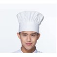 thumbnail image 1 of Chef Hat Adult Adjustable Elastic Baker Kitchen Cooking Chef Cap(White), 1 of 5