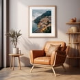 thumbnail image 3 of Over Positano 03 - Positano Campania Italy Photography Oak Framed Wall Art Print 24 x 30 inches, 3 of 12