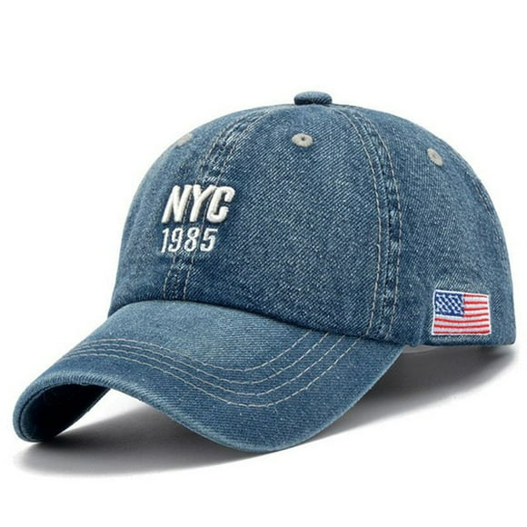 Baseball Cap New Brand NYC Denim Men Women Embroidery Letter Jeans Snap Back Baseball Cap Hat Summer Sports USA Hip Hop Cap