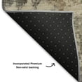 thumbnail image 5 of Addison Rugs Mayfield Premium Machine Washable Transitional Abstract Beige Rectangle Rug, 10' X 14' Machine Washable Transitional Abstract Beige Oversized Sherpa Throw Blanket, 5 of 6