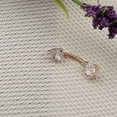 thumbnail image 2 of Piercing de Bola de cristal Zulema Acero inoxidable 26mm 1.02 pulgadas, 2 of 8