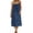Navy, variant on Women's Lightweight Summer Sleeveless Backless Casual Dress Relaxed Fit Flowy Maxi,Beige,XXL