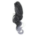 thumbnail image 1 of Ofertas Únicas 1 Pc Clip de Peluca de Cabello Largo Natural para Mujeres 19.69 pulgadas Negro, Gris Claro, 1 of 6