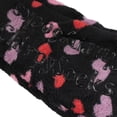 thumbnail image 7 of BambooMN Women's Heart Stripes Slippers Non-Slip Grips - Asst I - Small - 3 Pairs, 7 of 7