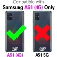thumbnail image 2 of Compatible avec Samsung Galaxy A51 4G Étui Portefeuille Protecteur d'Écran en Verre Trempé Support de Carte à Rabat, 2 of 5