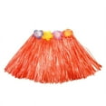 thumbnail image 1 of Girls‘ Elastic Hawaiian Grass Dancer Party Decoration Costume Props, 1 of 6