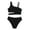 56Black91, variant on WERYOUNG Girl's Swimsuit Sets Sleeveless Solid Color Asymmetrical Tops And Bottom Tankini Swimsuits Kids 2 Piece Swimwear Swimming Training Versatile Cozy Children Swim Wear