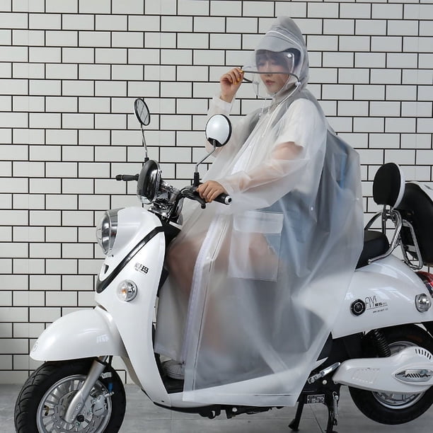 Poncho impermeable de moda EVA con ala doble larga combinada, mochila tres en uno, impermeable para caminar