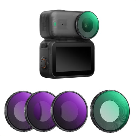 K&F CONCEPT ND CPL Filter Set 4 Pack ND8 ND16 ND32 CPL Neutral Density light Reduction Polarizing Action Camera Accessories Multicoated HD Optical Glass