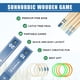 thumbnail image 2 of Juego de lanzamiento de anillos de madera SunNordic con anillas y bolsa de transporte, 2 of 8