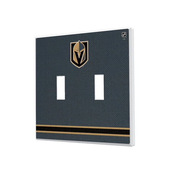 Vegas Golden Knights Double Toggle Lightswitch Plate