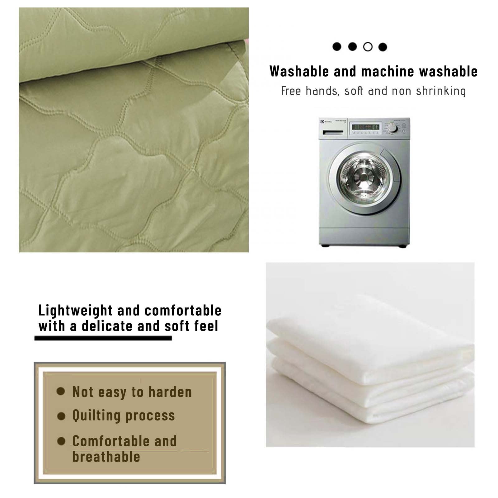 Cotton Comforter,Lightweight Comforter Queen, under $10 Lightweight Queen Comforter,Quilted Comforters Queen Size for All Season Soft Cozy Quilt Blanket Down Bedding(Green 60*40in)