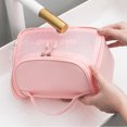 thumbnail image 6 of FAMTKT Translucent Water Proof Cosmetic Bag, Cosmetic Bag Set Frosted Translucent Pvc with Zipper Handle Portable Travel Bag, Hangable and Handy Cosmetic Bag, 6 of 8