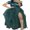 Dark Green, variant on Gureui Women Tulle Tutu Princess Skirt Layered High Waist Puff Mesh Half Split Prom Overskirt Wedding Party A-Line Dress