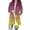 A_ Yellow, variant on Womens Gradient Color Long Cardigan Fall Casual Open Front Long Sleeve Loose Thin Coat Beach Cover Ups Lounge Outwear Red S