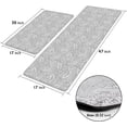 thumbnail image 3 of Anti Fatigue Kitchen Mat Set of 2 Pieces,Farmhouse Grey Kitchen Rugs and Mats,Waterproof Non Slip Memory Foam Cushioned Comfort Kitchen Floor Mat,Padded Kitchen Mats for Standing17‘‘x30‘‘+17‘‘x47‘‘, 3 of 6