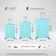 thumbnail image 3 of WINGOMART Valise Légère Durable PC+ABS Rigide, Roues Doubles Pivotantes, Cadenas TSA - 24 Po, 3 of 8