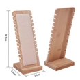 thumbnail image 2 of 12 Slots Necklace Jewellery Display Stand Tabletop Display Boards Necklace Showcase Holder Long Chain Handing Organizer, 2 of 5
