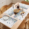 thumbnail image 5 of Eucalyptus Butterflies Placemats Set of 4 Spring Garden Botanical Place Mats Indoor Wipeable Table Mats Washable Cloth Dining Table Placemats for Kitchen Holiday Party Home Decor 13x19 Inch, 5 of 9