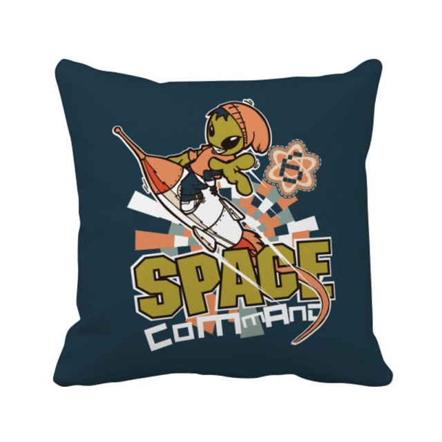 Universe And Alien Spacewalk Throw Pillow Sleeping Sofa Cushion Cover