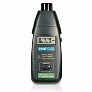 Pyle Precision Non-Contact Laser Tachometer W/ Extended RPM Range, LCD Screen, & Protective Case
