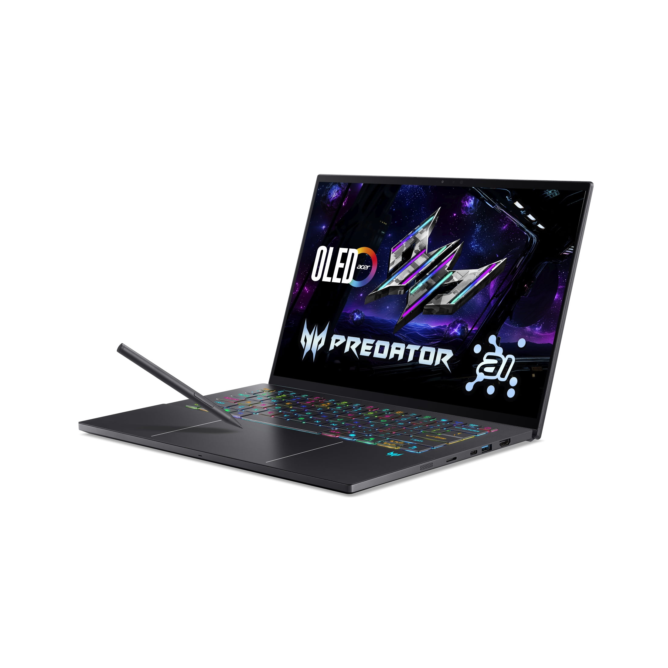 Acer Predator Triton 14 AI 14” WQXGA+ OLED 120Hz Gaming Copilot+ PC Laptop, Intel Core Ultra 9 processor 288V, NVIDIA GeForce RTX 5070 with 8GB GDDR7 VRAM, 32GB RAM, 2TB PCIe Gen 4 SSD, Black