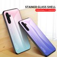 thumbnail image 5 of for Samsung Galaxy A35 Case,Tempered Glass Gradient Color Pattern + TPU Frame Hybrid Slim case for Samsung Galaxy A35, Case Anti-Scratch Anti-Drop Anti-fingerprint, Lightpurple, 5 of 10
