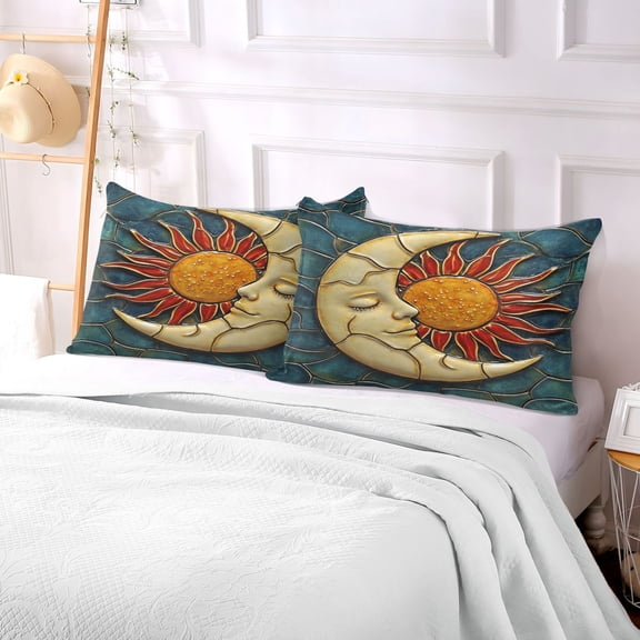 Pillow Case Plush Pillow Sleep Moon Case standard size/King size/Queen size Bed Pillow Pillowcases