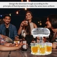 thumbnail image 4 of Dispensador de 6 vasos para bebidas, cóctel, juegos para beber, dispensador para bar, fiesta, hogar, juego transparente Guardurnaity HA003576-01, 4 of 7
