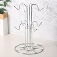thumbnail image 4 of Cup Drying Rack 8 Cup Hooks Dryer Contemporary Mug Tree Mug Holder Iron Bar Decor Stand for Desktop Kitchen Storage Bottles Drinkware Home, 4 of 8