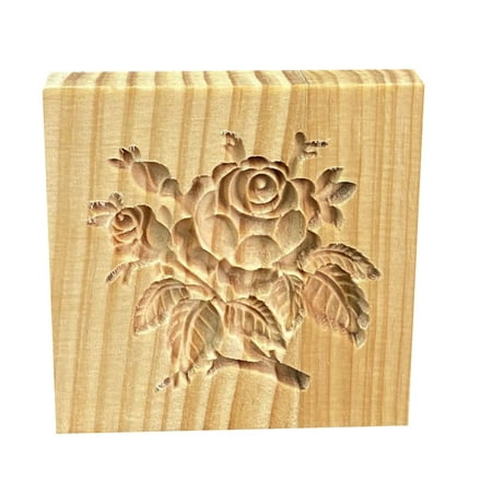 

Cookie Mold Cutter Press 3D Wooden Cake Mold Pine Cone Squirrel Hedgehog For Bakery Gadgets 2