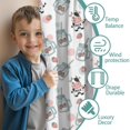 thumbnail image 3 of Blackout Kids Curtains,White Cow Milk Jar Pattern Childrens Insulated Curtains Set Of 2,Bedroom Essentials,Toddler Room Decor 42x63in(106x160cm), 3 of 5