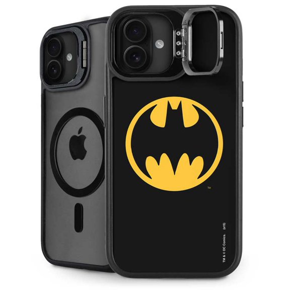 Skinit DC Comics Batman Logo iPhone 16 Kickstand Case