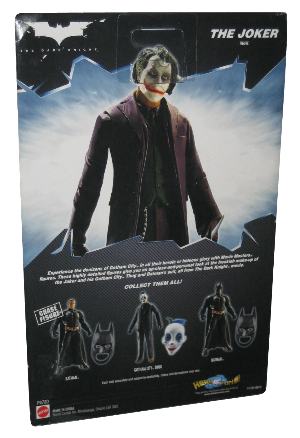 DC Comics Batman The Dark Knight Joker Figure w/ Crime Scene -