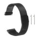 thumbnail image 1 of Correa de reloj de malla de acero inoxidable Uxcell de 16mm, correa de reloj metálica de liberación rápida ajustable con hebilla magnética para hombres y mujeres, negra, 1 of 7