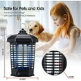 thumbnail image 3 of 12W Bug Zapper Outdoor Indoor - 4200V High Voltage Mosquito Killer, IPX4 Waterproof for Patio/Garden/Camping, USB  Powered, Safe for Kids/Pets, 3 of 12