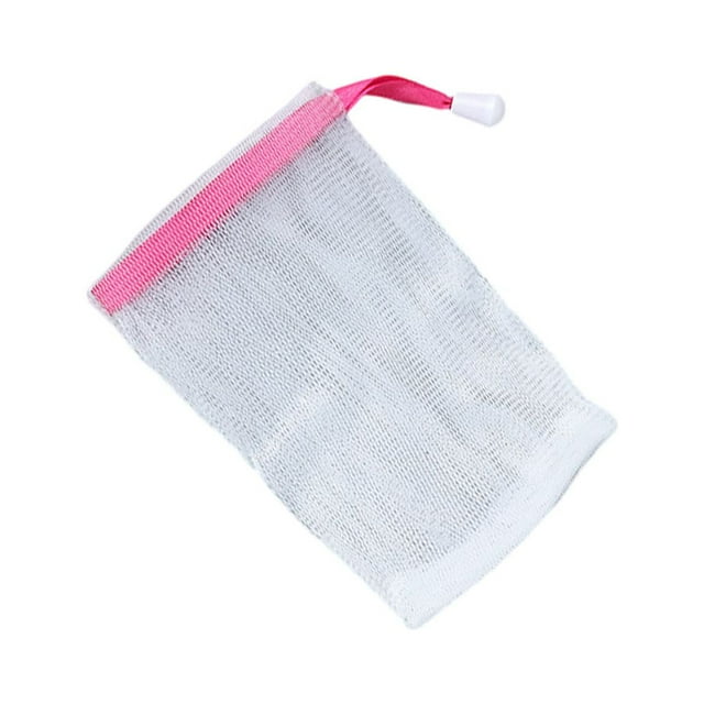 Cateissary Gel de ducha Bolsas de jabón Limpiador facial Malla Herramienta de limpieza corporal de red de burbujas Espuma hecha a mano para baño Type3 NO3