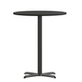 thumbnail image 3 of Emma + Oliver 30"RD Black Laminate Bar Table Top-22"x22" Base, 3 of 9