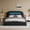 Black, variant on melmine Full Size Cloud Bed Frame with LED Light Boucle Platform Bed Frame with Rounded Corner & Upholstered Headboard,15-Minute Easy Assemble,Black