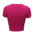 thumbnail image 2 of Playera Quarry para Dama, Manga Corta Rosa Talla G, 2 of 4