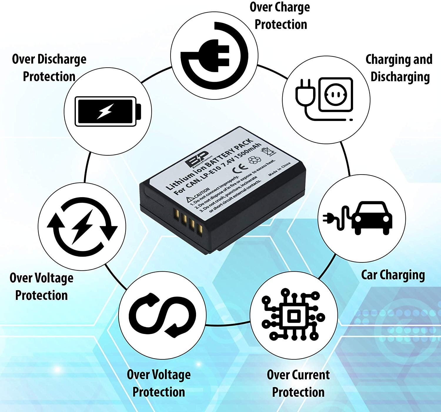 Canon Eos 1200d Stock Battery
