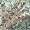 thumbnail image 3 of Cactus Tulle Curtains with Rod Pocket, Cartoon Style Inspired Drawing of Hedgehog Animals Saguaro and Prickly Pear, Sheer Drape for Wedding Party 2 Panels, 7 Sizes, Multicolor, by Ambesonne, 3 of 3
