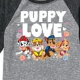 thumbnail image 3 of Paw Patrol - Puppy Luv - Toddler And Youth Raglan Graphic T-Shirt, 3 of 6