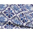 thumbnail image 4 of oneOone Rayon White Fabric Floral & Tiles Moroccan Sewing Fabric By The Yard Printed Diy Clothing Sewing Supplies 56 Inch Wide, 4 of 6