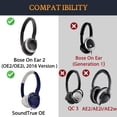 thumbnail image 2 of SOULWIT Replacement Headband Pad Kit for Bose OE2/OE2i, SoundTrue OE On-Ear Headphones, Easy DIY Installation - Dark Grey, 2 of 6
