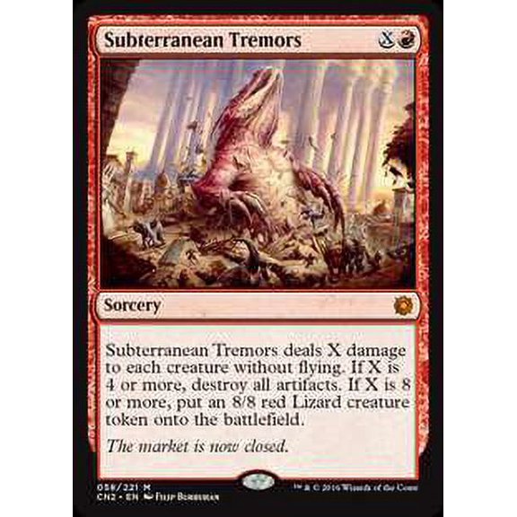MtG Conspiracy: Take the Crown Mythic Rare Subterranean Tremors #58