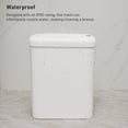 thumbnail image 5 of EKO Automatic Bathroom Trash Can with Lid 2.6 Gallon Slim Touchless Bathroom Garbage Can Waterproof Motion Sensor Trash Can for Bathroom Office Kitchen White, 5 of 5