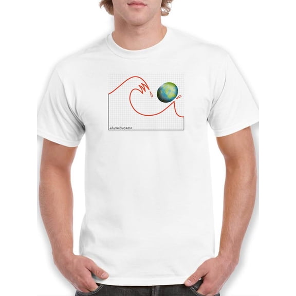 Stat Waves T-Shirt Men -Wilfred Hildonen Designs, Male XX-Large