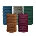 thumbnail image 4 of 100Pcs Soft Hair Ponytail Holders, Seamless Hair Ties，Nylon Thick Hair Ties Bands, Large Hair Elastic Holders for Women No Damage for Heavy Hair, 2 Inch in Diameter, 5 Golden Colors, 4 of 6